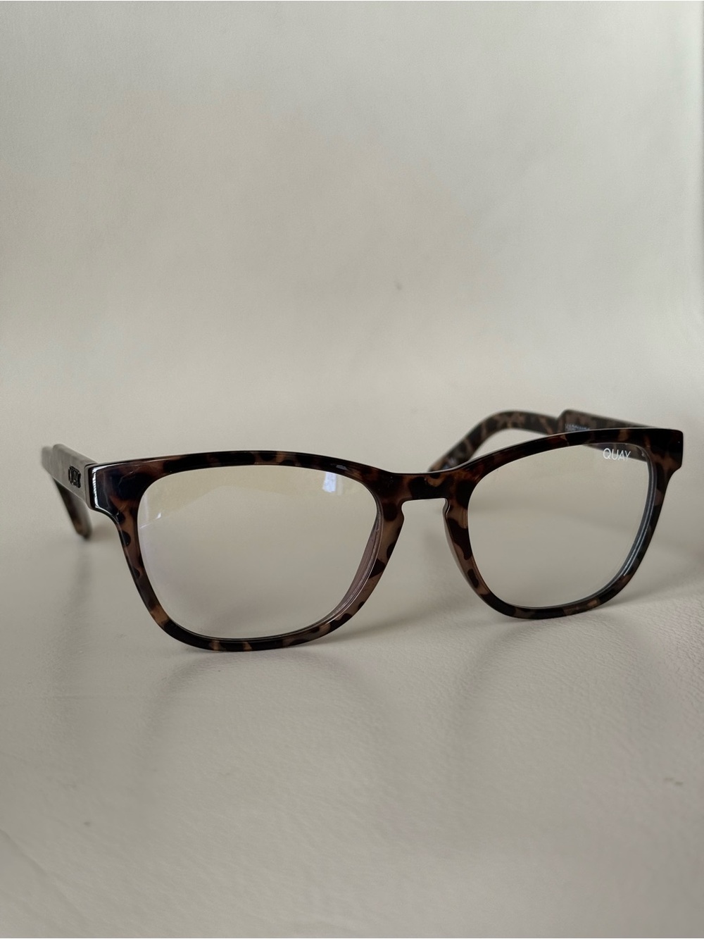 quay tortoiseshell hardwire mini blue light glasses - Picture 2 of 12